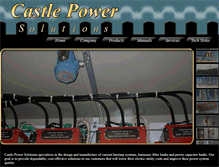 Tablet Screenshot of castlepowersolutions.biz